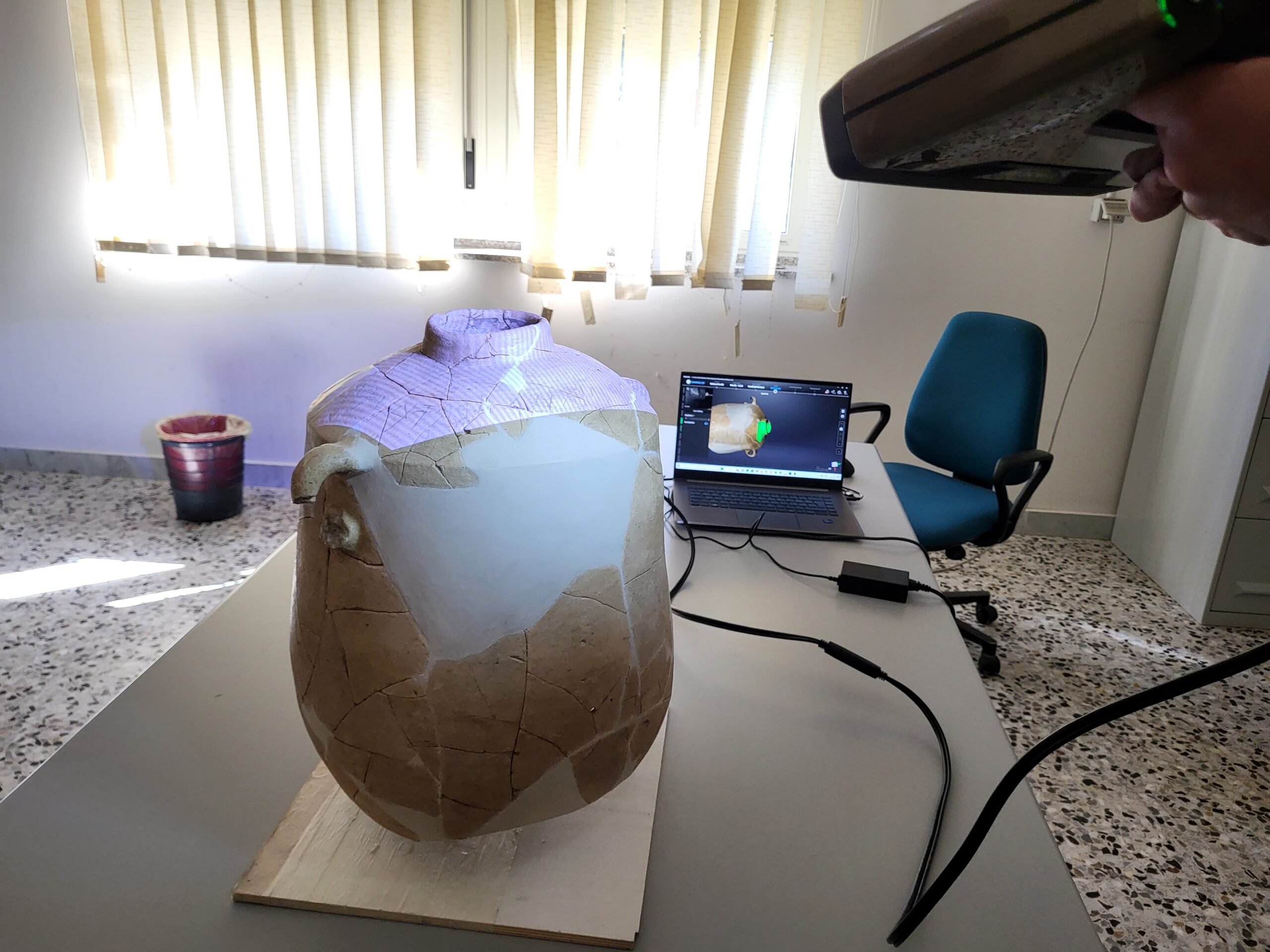 Scansione 3D reperto
